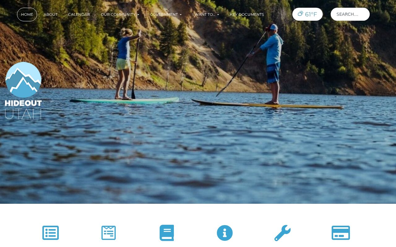 Official Hideout Town Hall government website