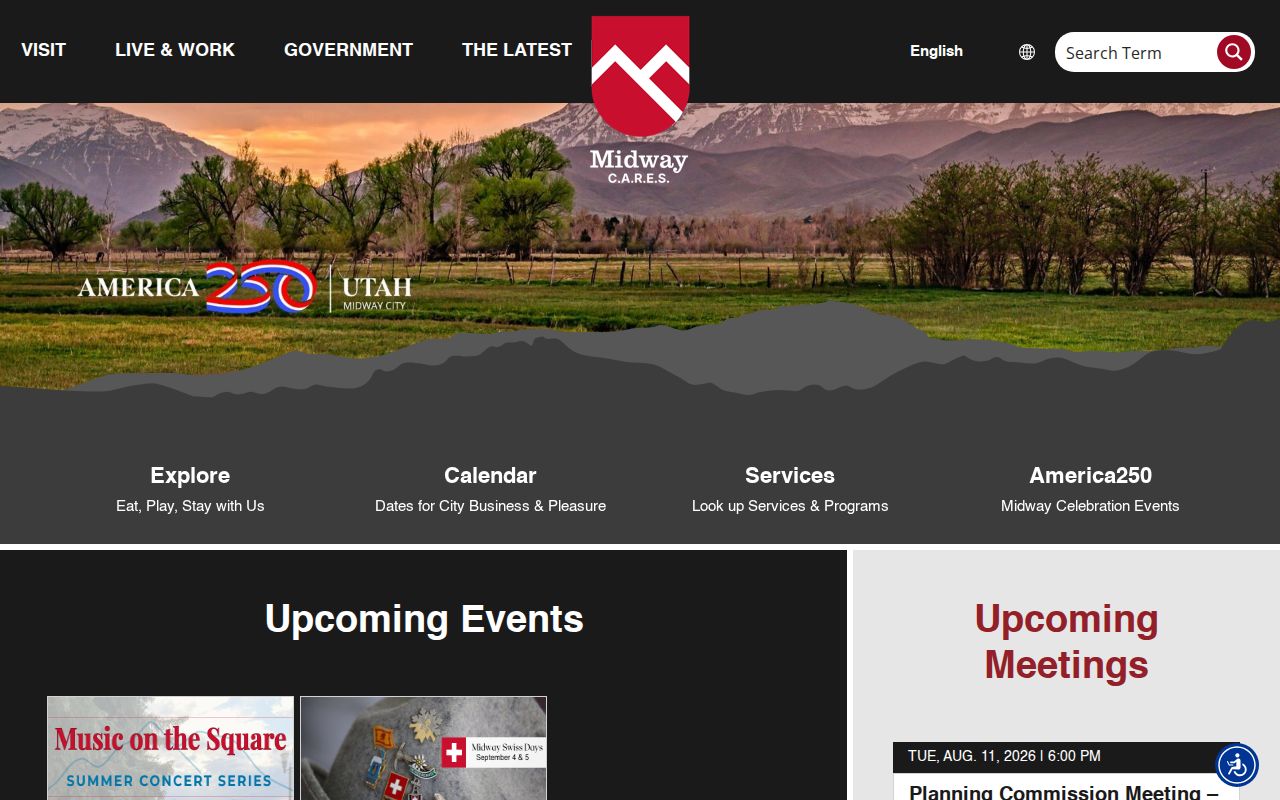 Official Midway City Hall government page